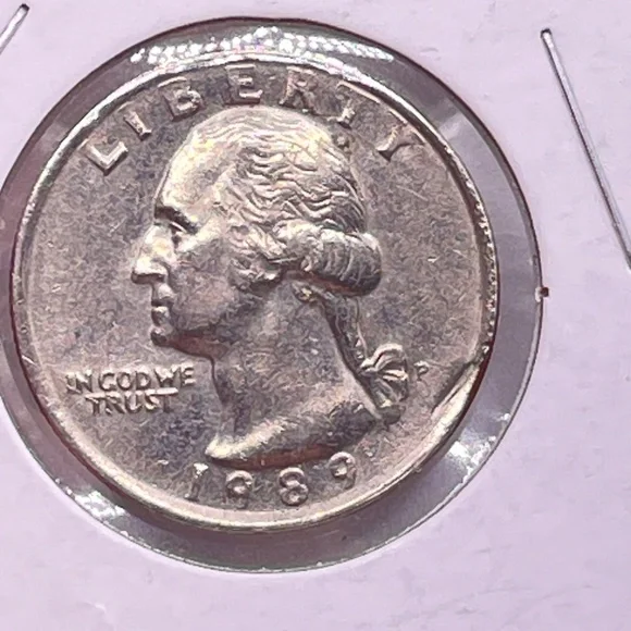 1989 Washington Quarter Error Coin Collectible - Picture 2 of 5
